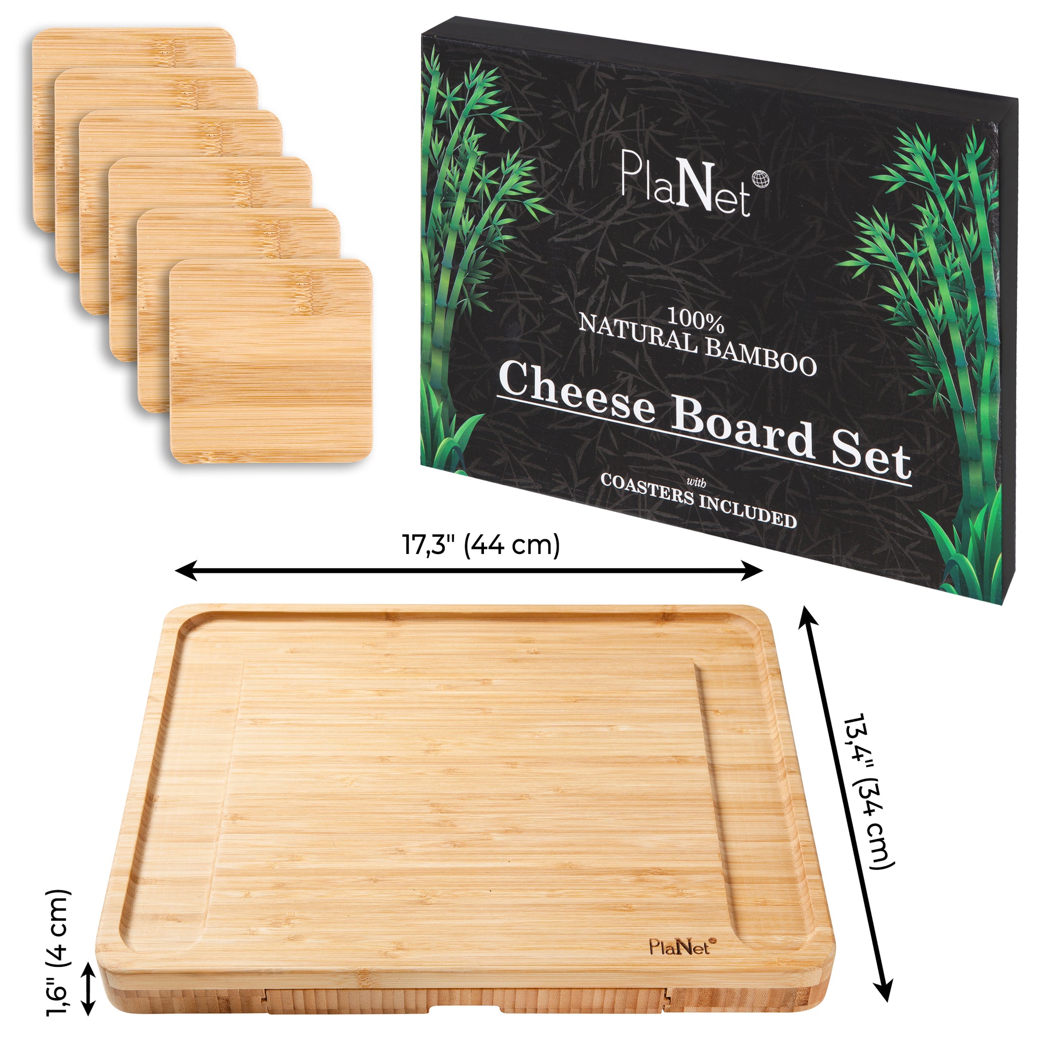 Natural Wood Serving Board- Charcuterie Board- Platter- Tray